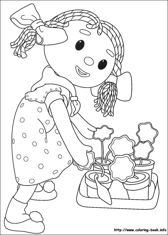 Andy Pandy coloring picture